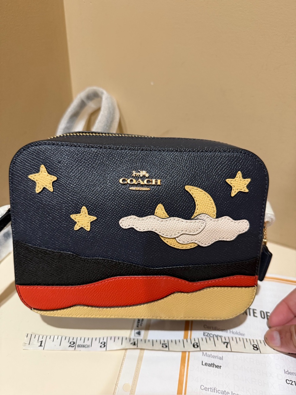 Coach Desert Midnight Camera Crossbody Bag *NWT* COA included - Picture 5 of 10